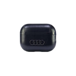 Audi Leather Big Logo AirPods Pro 2 Cover Black - AU-APP2-GT/D3-BK