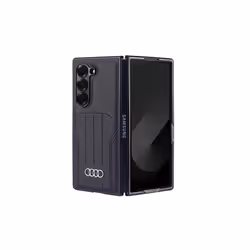 Audi Synthetic Leather Hardcase with MagSafe for Samsung Galaxy Z Fold 6 Black - AU-TPUPCMFold6-Q5/D1-BK