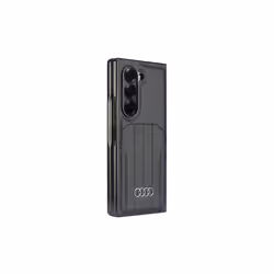 Audi Synthetic Leather Hardcase with MagSafe for Samsung Galaxy Z Fold 6 Black - AU-TPUPCMFold6-Q5/D1-BK