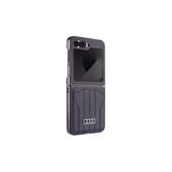 Audi Synthetic Leather Hardcase for Samsung Galaxy Z Flip 6 Black - AU-TPUPCFlip6-Q5/D1-BK