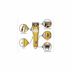 Kemei-1984 Rechargeable Electric Hair Clipper High Performance T-Blade