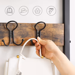 Vasagle HSR45BX coat rack Floorstanding 10 hook(s) Black - Additional view 5
