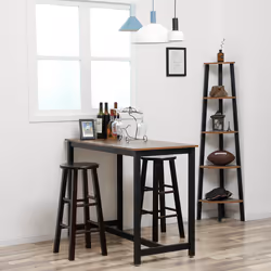 Vasagle LBT91X kitchen/dining table Bar Rectangular shape Fixed table 4 leg(s)