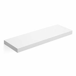 Songmics LWS26WT shelve Floating shelf Wall mounted Iron, MDF White