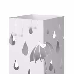 Songmics LUC49W umbrella stand Iron White - Additional view 6