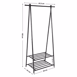 Songmics HSR05B coat rack Floorstanding Black - Additional view 7