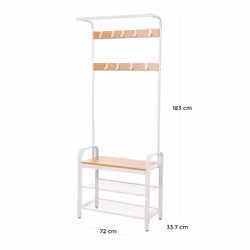 Vasagle Coat Rack With Shoe Storage