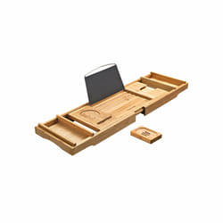 Songmics BCB88Y bathtub tray Wood Bamboo