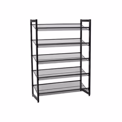 Songmics LMR005B, Rack shelf, Freestanding, Iron, Black, Corridor, Hallway, 10 kg