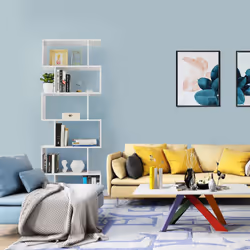 Vasagle LBC61WT living room bookcase