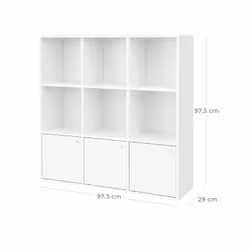 Vasagle LBC33WT living room sideboard/buffet 3 door(s) - Additional view 7