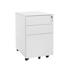 Songmics OFC60WT office drawer unit White Steel