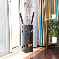 Songmics LUC23B umbrella stand Iron Black