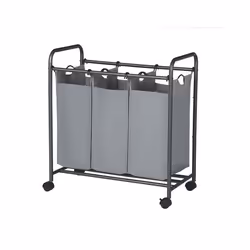 Songmics LSF003GS laundry basket 132 L Rectangular Nylon, Polyester, Steel Grey