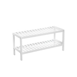 Songmics LBS02WT shoe organizer Open White