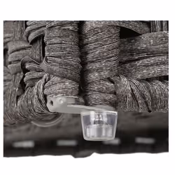 Songmics Gray Handwoven Laundry Basket - Additional view 5