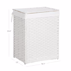 Songmics LCB51WT laundry basket Rectangular White - Additional view 6