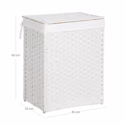 Songmics LCB51WT laundry basket Rectangular White - Additional view 7
