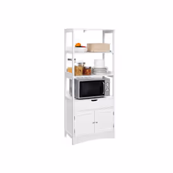 Vasagle BBC67WT bathroom storage cabinet White - Additional view 6