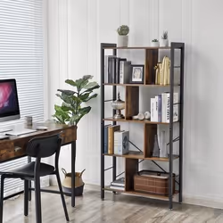 Vasagle 4-Tier Industrial Bookshelf