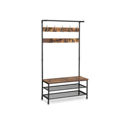 Vasagle Industrial Coat Rack Storage Bench