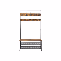 Vasagle Industrial Coat Rack Storage Bench - Additional view 5