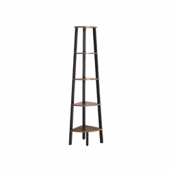 Vasagle LLS35X shelve Corner shelf Freestanding Particle board, Steel Brown - Additional view 5