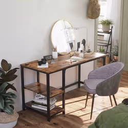 Vasagle Industrial 47 Inches Computer Desk with Shelves - Additional view 4