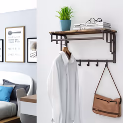 Vasagle Wall Mounted Coat Rack - Additional view 7