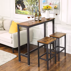 Vasagle LBT12X kitchen/dining table Home Rectangular shape Fixed table 4 leg(s) - Additional view 3