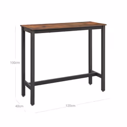 Vasagle LBT12X kitchen/dining table Home Rectangular shape Fixed table 4 leg(s) - Additional view 6