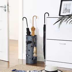 Songmics LUC23AG umbrella stand Metal, Plastic Anthracite