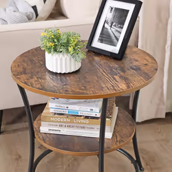 Vasagle LET56BX coffee/side/end table Side/End table Round shape 4 leg(s) - Additional view 2