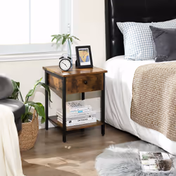 Vasagle LET55BX coffee/side/end table Side/End table Square shape 4 leg(s)