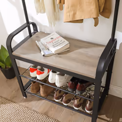 Vasagle Coat Rack With Shoe Storage - Additional view 6