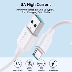 JOYROOM S-UC027A9 USB cable 2 m USB A USB C White