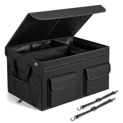 MIU COLOR Car Trunk Organizer with Lid  Foldable Car Storage Organizer