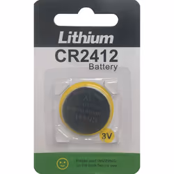 1 x CR2412 DL2412, BR2412, KL2412 3V Lithium Coin Battery Eunicell