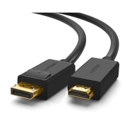Ugreen 10239 video cable adapter 1.5 m DisplayPort HDMI Black