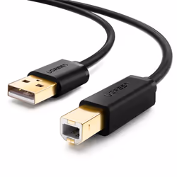 Ugreen 10351, 3 m, USB A, USB B, USB 2.0, Black