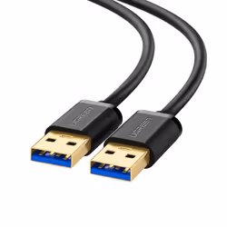 Ugreen 10370, 1 m, USB A, USB A, USB 3.2 Gen 1 (3.1 Gen 1), Black