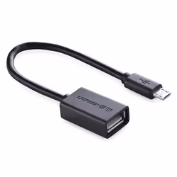 Ugreen 10396, 0.12 m, USB A, Micro-USB B, USB 2.0, 0.48 Gbit/s, Black