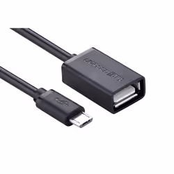 Ugreen 10396 USB cable USB 2.0 0.12 m USB A Micro-USB B Black