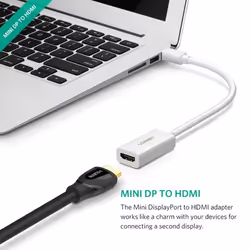 Ugreen 10460 video cable adapter Mini DisplayPort HDMI White