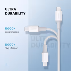Ugreen 10493 lightning cable 1 m White - Additional view 6