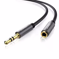 Ugreen 10595, 3.5mm, Male, 3.5mm, Female, 3 m, Black