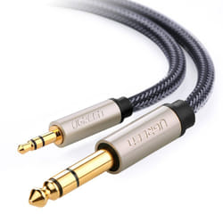 Ugreen 10628 audio cable 2 m 6.35mm 3.5mm Black