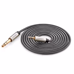 Ugreen 10628 audio cable 2 m 6.35mm 3.5mm Black