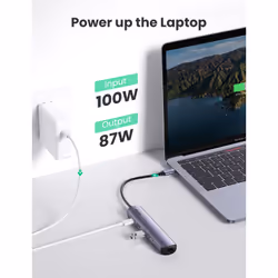 Ugreen 10919 laptop dock/port replicator Wired USB 3.2 Gen 1 (3.1 Gen 1) Type-C Grey - Additional view 5