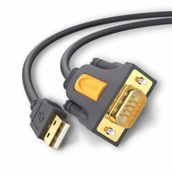 UGREEN USB Serial Cable, USB to RS232 DB9 9 pin Converter Cable 2m for Connecting Cisco Routers and Switches,Celestron Telescope Nexstar hand...